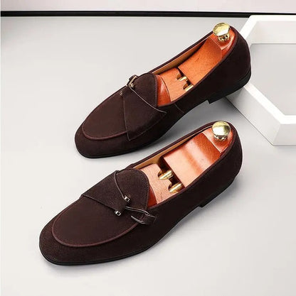 Elegante Ruskinds Loafers I Vegansk Læder Med Spænd | Perfekt til afslappede dage